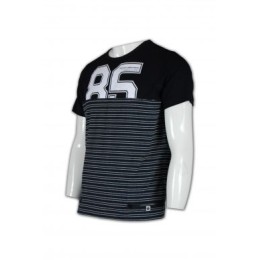 FA067 silk screen stripe printing Tee letters design tee shirt tailor made Hong Kong company FA067 silk screen stripe printing Tee letters design tee shirt tailor made Hong Kong company